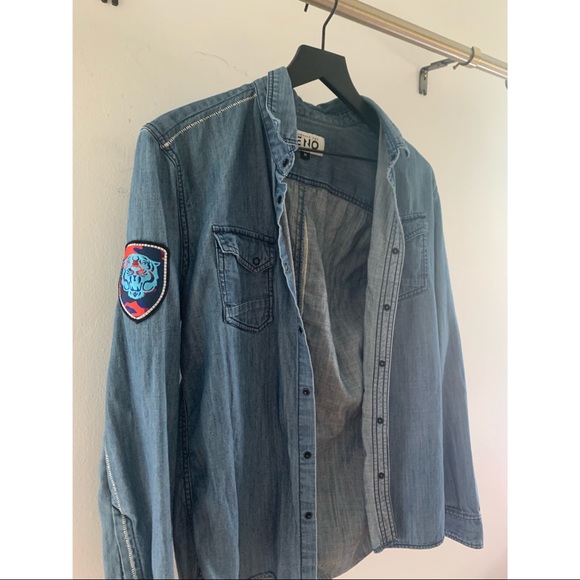 ENO denim button up long sleeve - Picture 2 of 2
